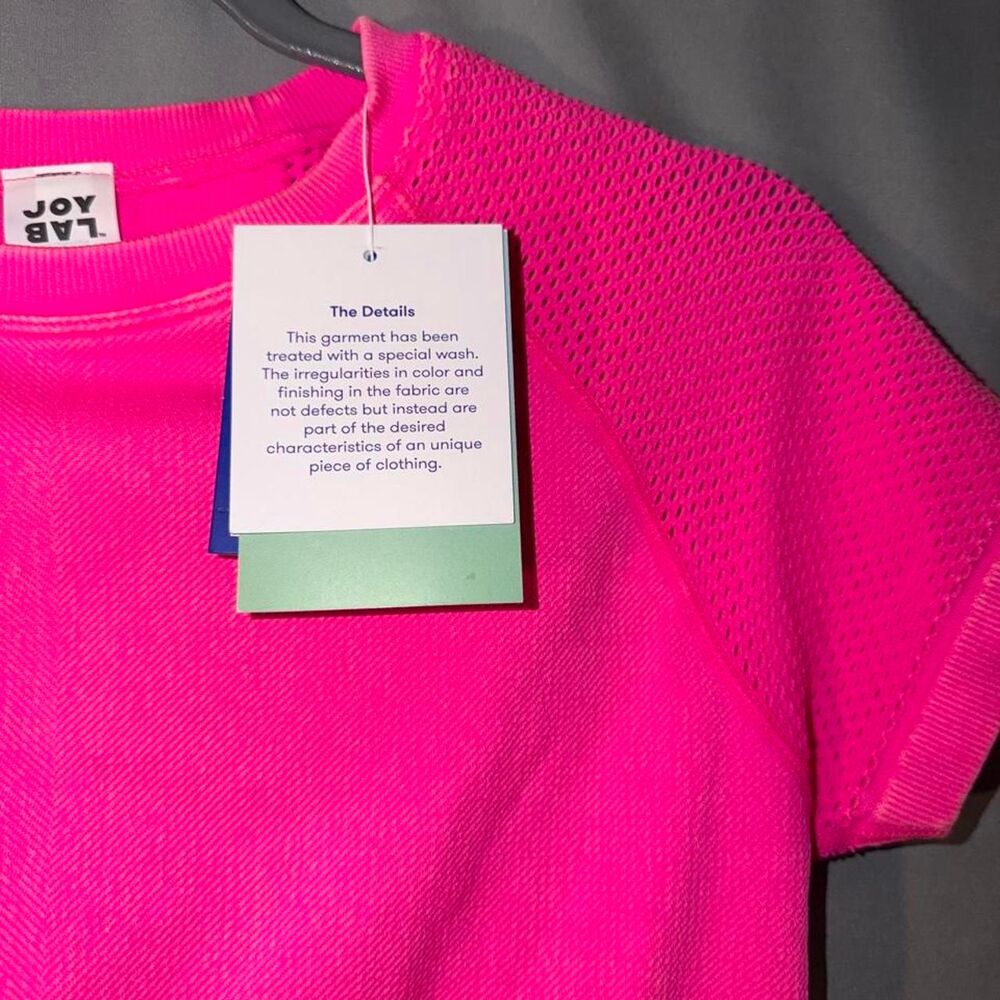 Hot pink Joy Lab crop top - Picture 4 of 8